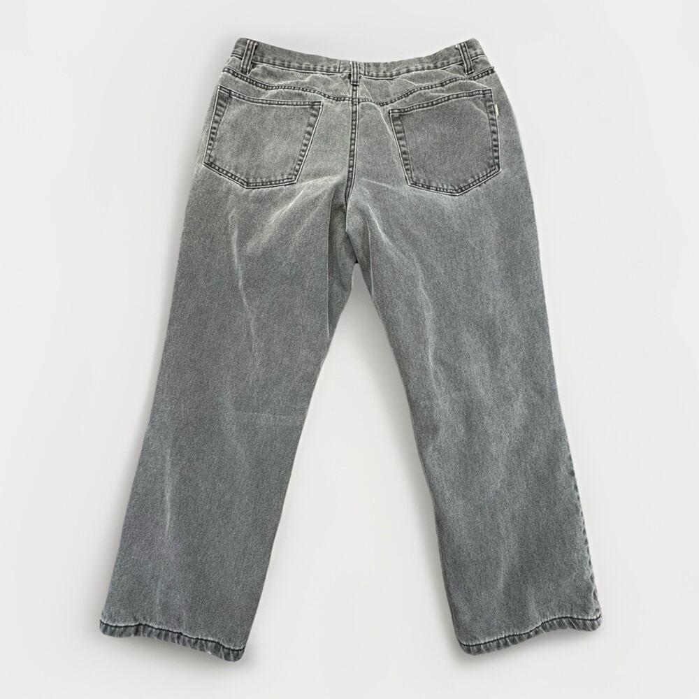 RedHead Flannel Lined Jeans Men's 38x30 Relaxed Fit Gray Washed Denim - Picture 3 of 10